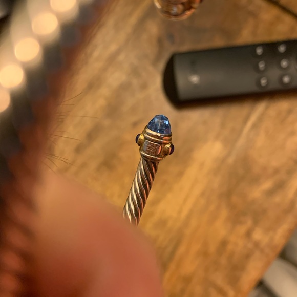 David Yurman Renaissance Bracelet with Blue Topaz - Picture 7 of 10